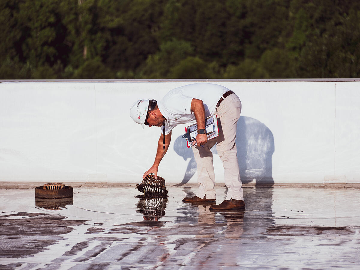 Leak Damage Roof Repair — commercial roofing in Omaha, NE